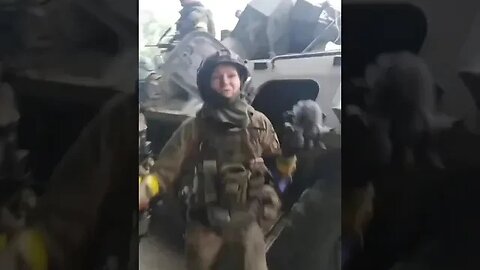 Volunteer Taking Russia military equipment in belgorod