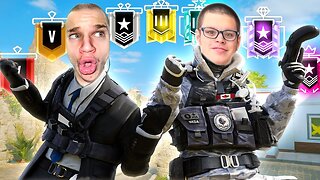 Jynxzi & Sketch 2v2 Vs EVERY Rank (Rainbow Six Siege)