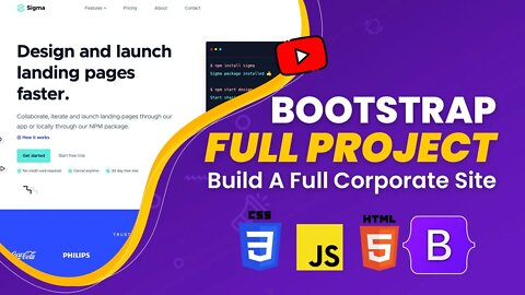 Bootstrap 5 Corporate Full Build: Build Pricing Table (Part 20)