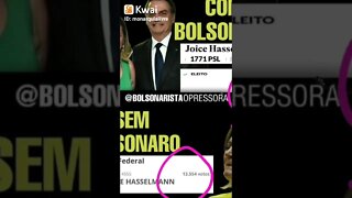 Joice não se reelege e vê Carla Zambelli maior que ela. Joice Hasselmann, mais humildade!