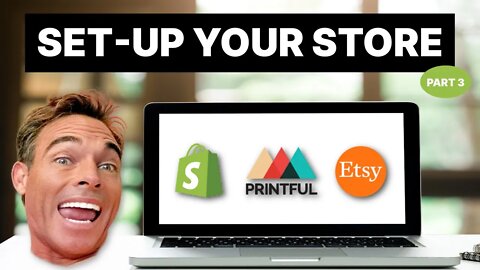 Print On Demand Tutorial for Beginners 2022 | Shopify + Printful +Etsy