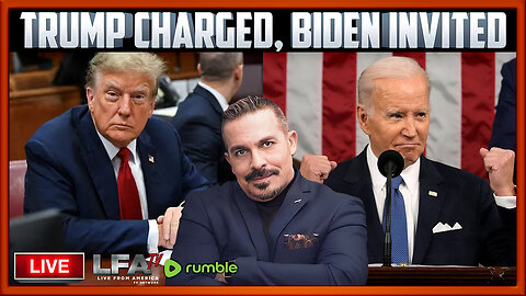TRUMP GETS CONTEMPT CHARGE, WHILE BIDEN POLITELY INVITED TO CONGRESS [Santilli Report #4025- 3PM]