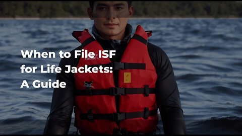 Mastering ISF Filing for Life Jackets - Avoid Delays and Penalties!