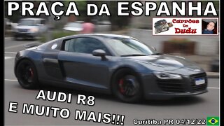 Audi R8 Carrões Praça da Espanha 04/12/22 Carrões do Dudu Curitiba PR Brasil Brazilian cars