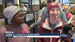 Chick-Fil-A grand opening in Grand Chute