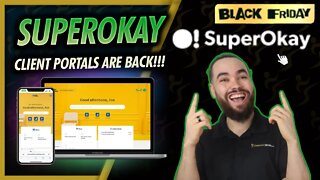 SuperOkay Back On AppSumo!! 🤑BLACK FRIDAY DEAL! 💰 Client Portals Review & Guide - Josh Pocock