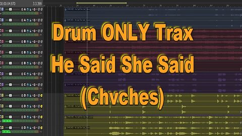 Drum ONLY Trax - He Said She Said (Chvches)