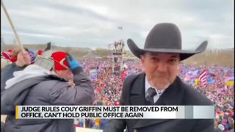 New Mexico judge removes, bars "Cowboys for Trump" founder Couy Griffin from elected office