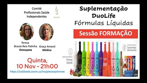 🥃 "Fórmulas Líquidas" (FORMAÇÃO PRODUTOS DUOLIFE) - 10.11.22