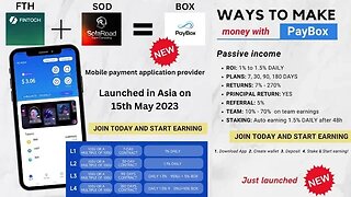 #PayBox | 👀We’re EXTREMELY EARLY | Earn Up To 1.5% DAILY💰| Latest New Chinese BANGER Platform‼️