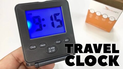 Tiny Folding Digital Travel Alarm Clock Review