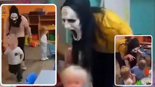 Daycare Terror! Employees FIRED After Terrorizing Kids With Scream Mask! Police Launch Investigation