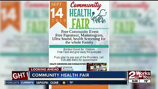 Free community health fair with screenings, mammogram, ultrasound and more on September 14