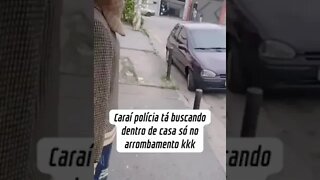 VEJA O QUE ESSE POLICIAL FEZ FOI BUSCAR DENTRO DE CASA #pm #policia #meme #viralizou #rir #shorts