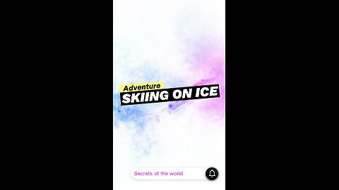 Adventure of skiing on ice ❄️⛷️🥶 #secretsofplanet #snow #skiing #asmr #viral #foryou #usa