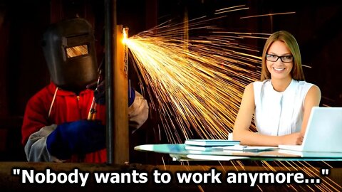 Welder Reacts - Why aren't people going into the trades? "Nobody wants to work anymore..."