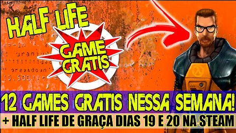 LOUCURA!!! HALF LIFE de GRAÇA na Steam?!!! #gamesgratis #halflife #counterstrike