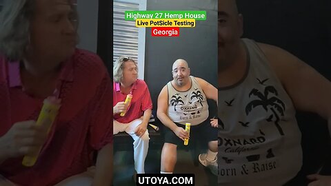 Highway 27 Hemp House Georgia Tries PotSicles at Utoya!
