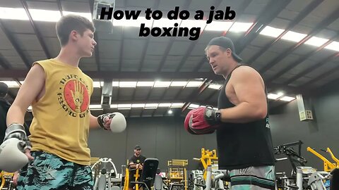 How to do a jab boxing, boxing basics