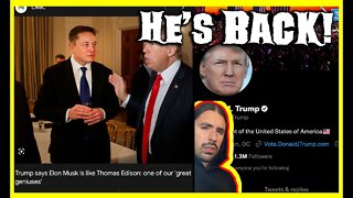 Elon Musk Brings Trump Back On Twitter After Poll Votes “Yes”! My Thoughts.