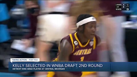CMU's Micaela Kelly selected in second round of WNBA Draft