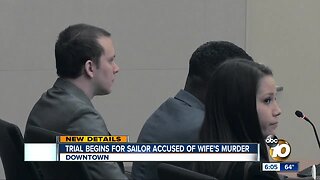Trial begins for ex-sailor accused of wife's murder