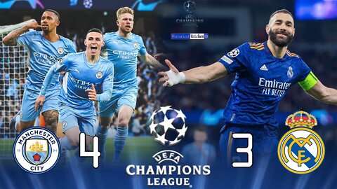 Man City 4 - 3 Real Madrid | Cinematic Highlights | UEFA Champions League | 27th April 2022