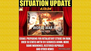 SITUATION UPDATE 4/19/24 - Is This The Start Of WW3?! Iran Attacks Israel, Gcr/Judy Byington Update