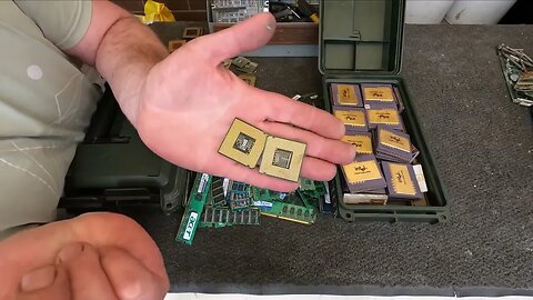 Gold RAM & CPU's Not For Sale