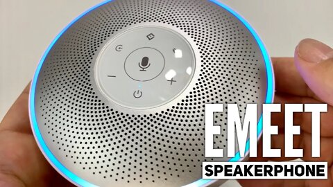 eMeet M2 White Bluetooth Conference Speakerphone Review