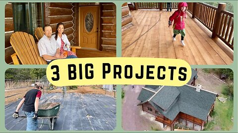 3 Big Homestead Projects // Deck, Garden and Roof // Preparing For Alaska