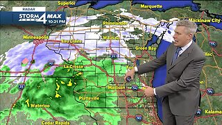 Light rain/snow mix tonight, 1" or less of slush expected