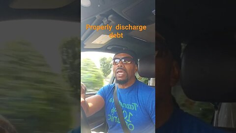 properly discharge debit