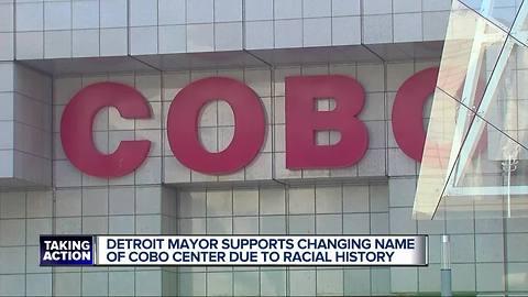 Detroit Mayor Mike Duggan Supports Cobo Hall Name Change