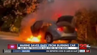 Check This Out: Marine saves baby from burning car in San Diego