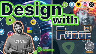 PudgeTV Design & Chat | Thumbnails and Social Cards | Affinity Designer