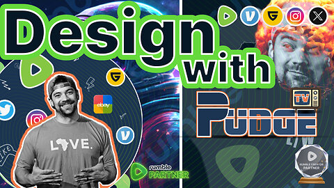 PudgeTV Design & Chat | Thumbnails and Social Cards | Affinity Designer