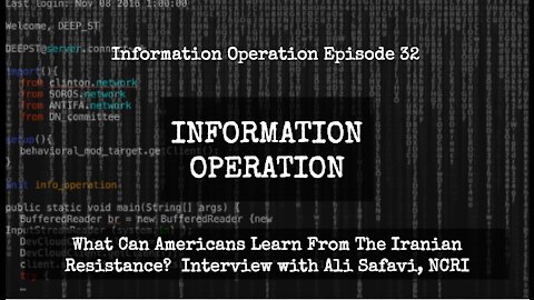 IO Episode 32 - What Can Americans Learn From The Iranian Resistance? Ali Safavi, NCRI