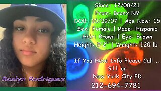 #Missing #Anniversary | Roslyn Rodriguez | 12/08/2021