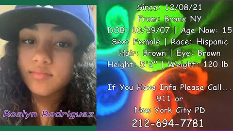 #Missing #Anniversary | Roslyn Rodriguez | 12/08/2021