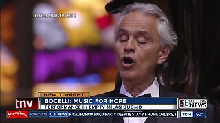 Bocelli: Music for hope