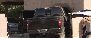 Las Vegas police: Truck crashes into house