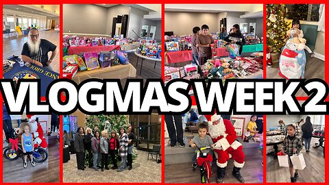 VLOGMAS 2023🎄☃️Vlogmas Week 2🎄☃️Toy Drives Concerts Wrapping Gifts & More | #vlogmas2023