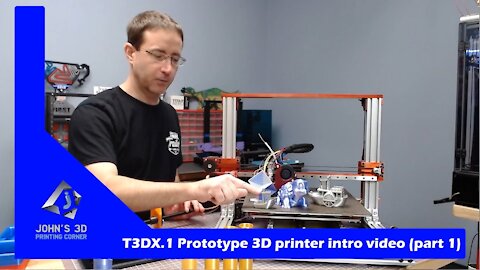 New #3DPrinter design that I am working on - the T3DX.1 Printer with Hemera extruder (Part 1)