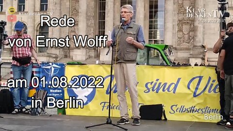 Rede von Ernst Wolff auf der Demo in Berlin am 01.08.2022