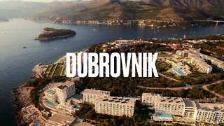 Dubrovnik Croatia Sunset 4K Drone