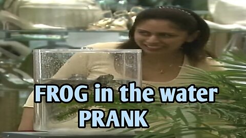 Frog in the water Prank