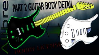 Alibre - Make a Guitar Part 2: Body Details |JOKO ENGINEERING|