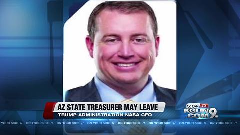 State treasurer DeWit to leave for NASAState treasurer DeWit to leave for NASA