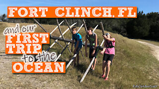 S1:E27 Kids Outdoors goes to the BEACH! | Fort Clinch State Park, FL
